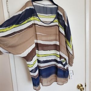 BNWT Ava Dee sheer cover/blouse